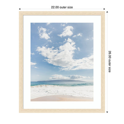 Framed Art Beach by Alicia Abla