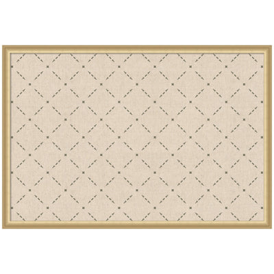 Pinboard Green Lattice Print