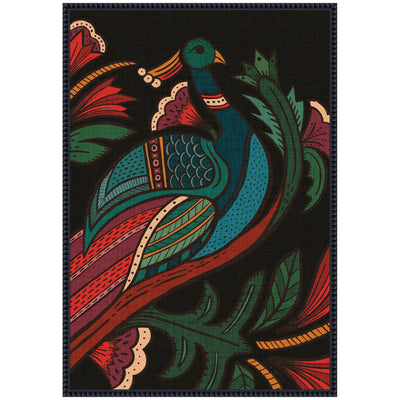 Sylvie Peacock Framed Canvas by Carey Copeland