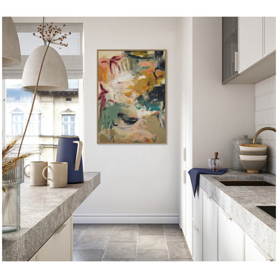 Painted Storm No.
2 by Amy Lighthall Framed Canvas Wall Art Print