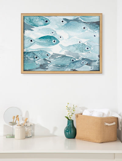 Blake Aholehole Framed Printed Glass by kateandlaurel - product image 15 for Resin Society