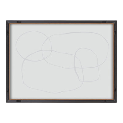 Blake 871 Modern Circles Framed Printed Glass by Teju Reval of by kateandlaurel - product image 8 for Resin Society