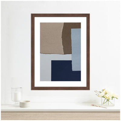 Torn Paper No6 by Mareike Bohmer Framed Wall Art Print