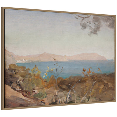 Sudak 3 1904 Jan Ciaglinski by Nostalgia Prints Framed Canvas Wall Art Print by kateandlaurel