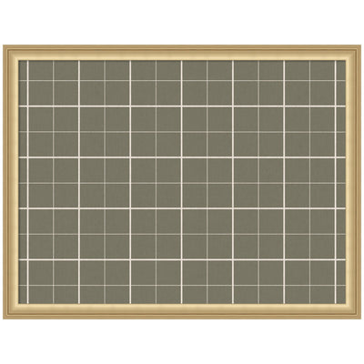 Framed Fabric Pinboard Sage Green Plaid Wall Organization