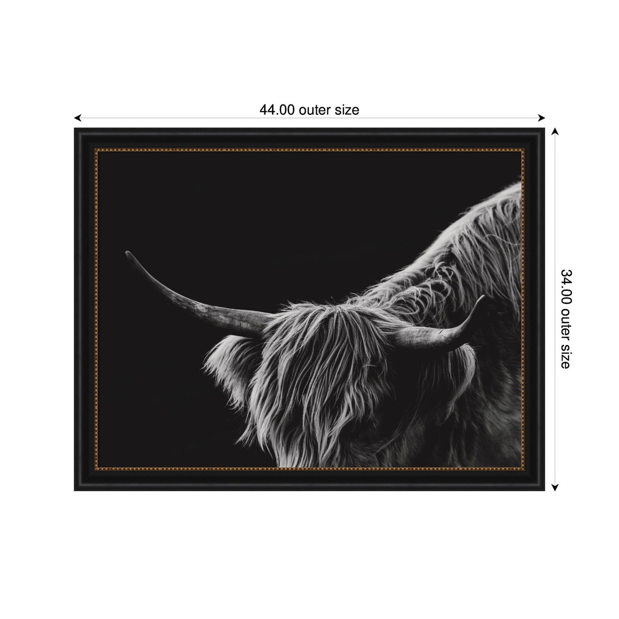Scottish Highland No.
6 by Crystal Lynn Collins Framed Wall Art Print