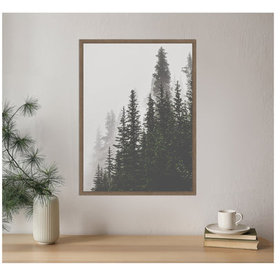 Sylvie Framed Canvas Tree Top Mountains by Alicia Abla