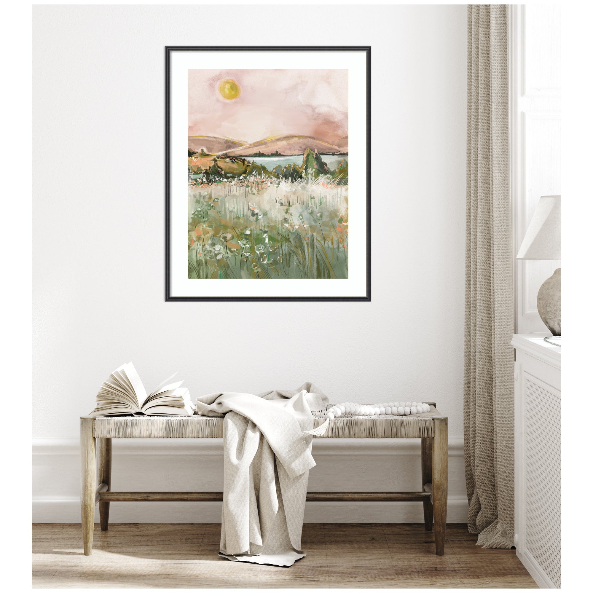 Framed Art Neutral Landscape 02 by Annie Quigley