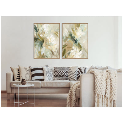 Garden No.
1 & No.
2 2 Piece Framed Canvas Wall Art Set by Amy Lighthall
