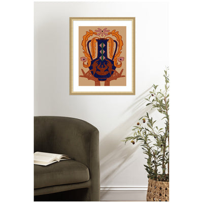 Vessel Collection Blossom by Arty Guava Framed Wall Art Print