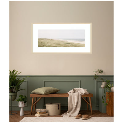 Peaceful and Serene Coastal Landscape by The Creative Bunch Studio Framed Wall Art Print