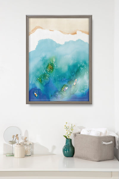 Blake Voyage Framed Printed Glass