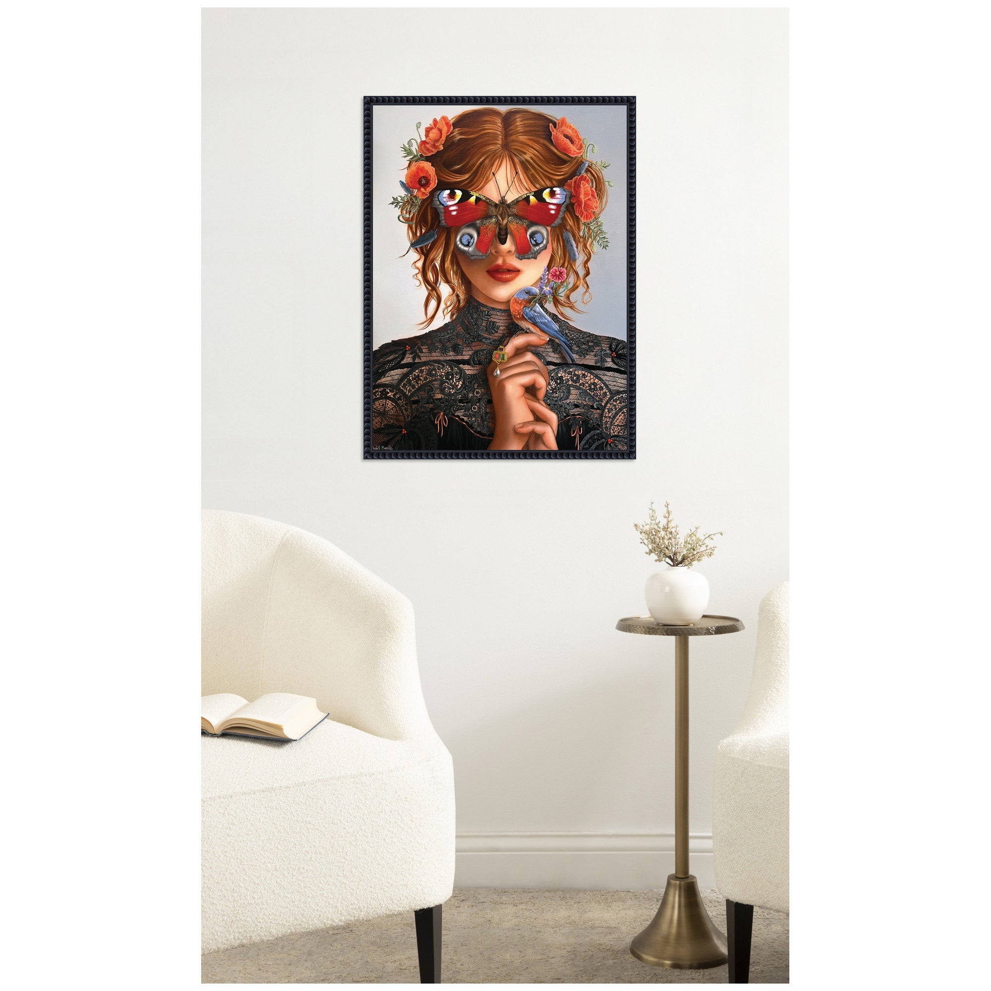 Dreamer by Charlotte Brindley Framed Canvas Wall Art Print