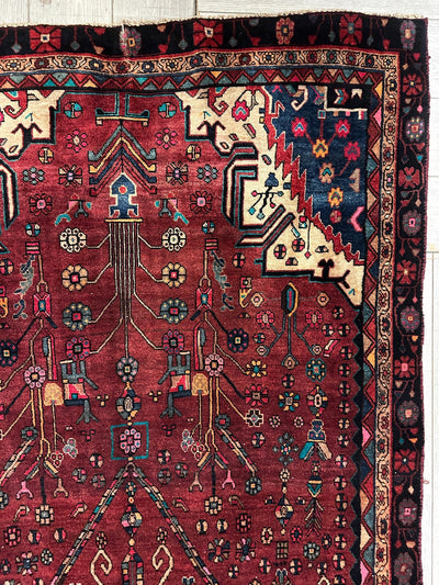 4'2” x 11’4” Hand Knotted Farahan Persian Wool Runner Rug by Rugistan - product image 11 for Resin Society