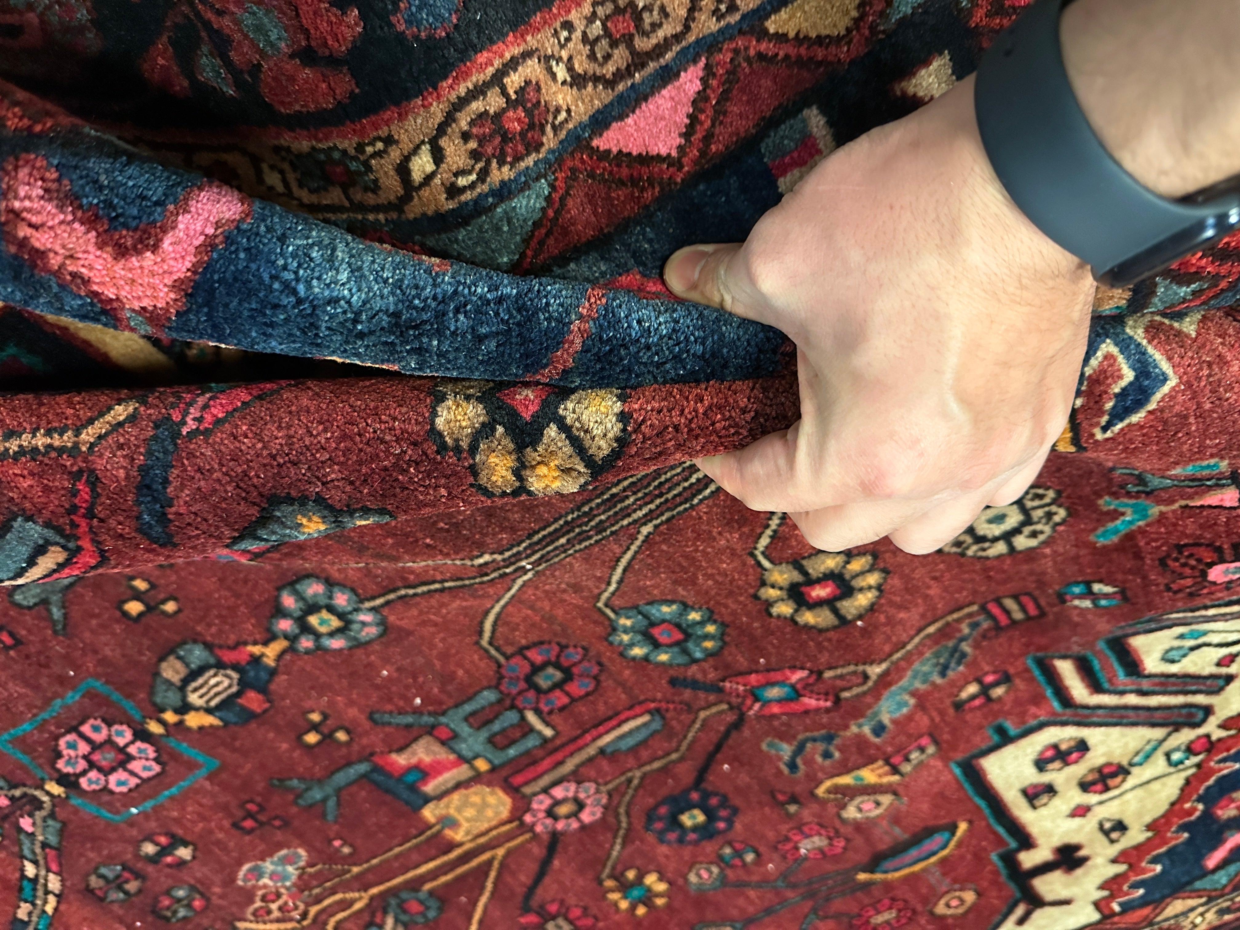 4'2” x 11’4” Hand Knotted Farahan Persian Wool Runner Rug by Rugistan - product image 16 for Resin Society