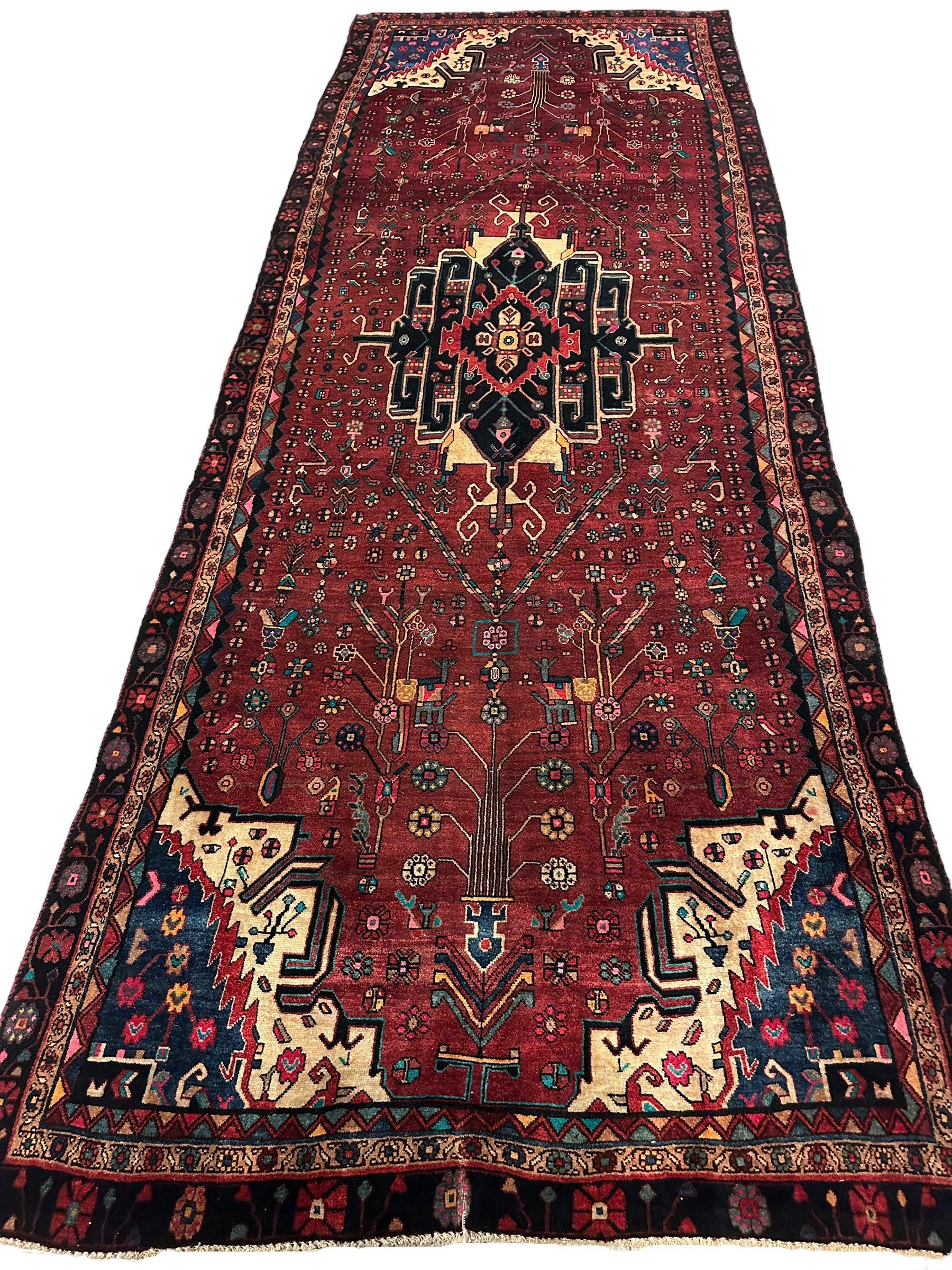 4'2” x 11’4” Hand Knotted Farahan Persian Wool Runner Rug by Rugistan - product image 20 for Resin Society