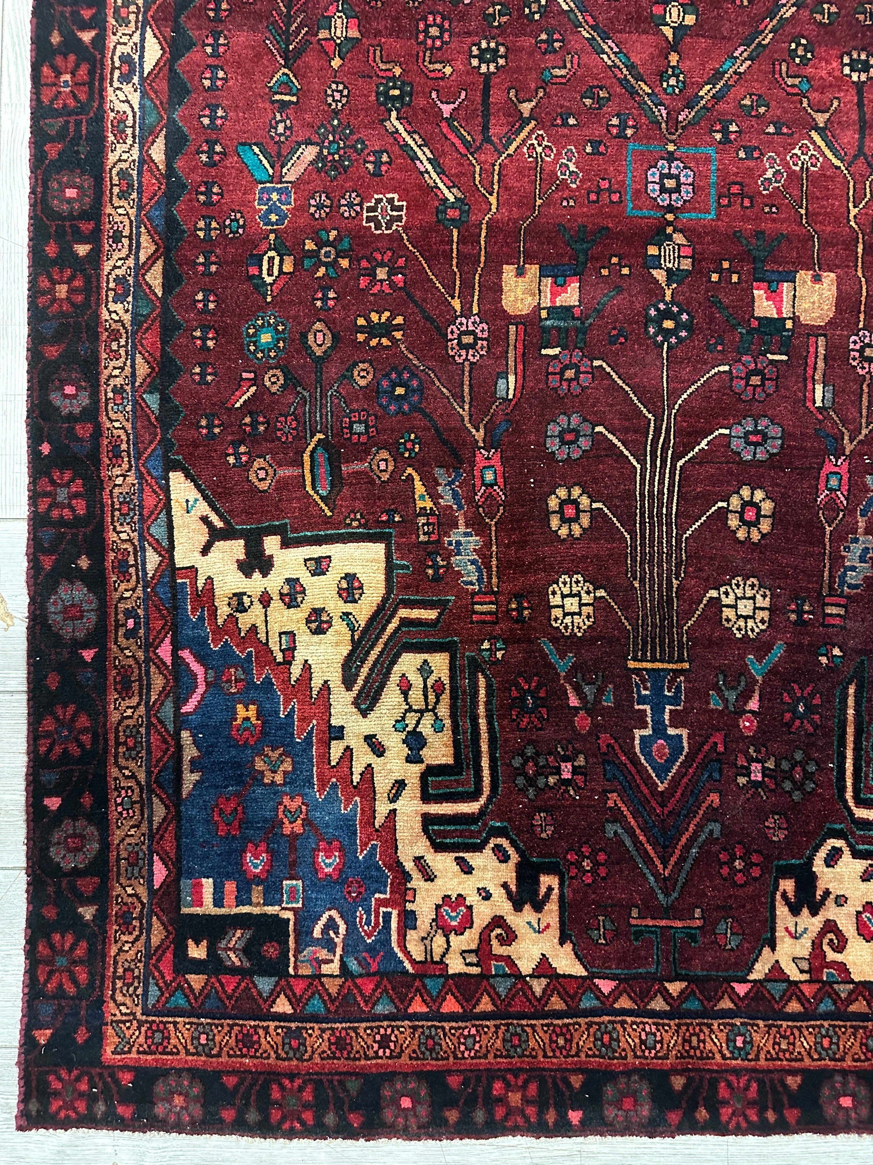 4'2” x 11’4” Hand Knotted Farahan Persian Wool Runner Rug by Rugistan - product image 3 for Resin Society