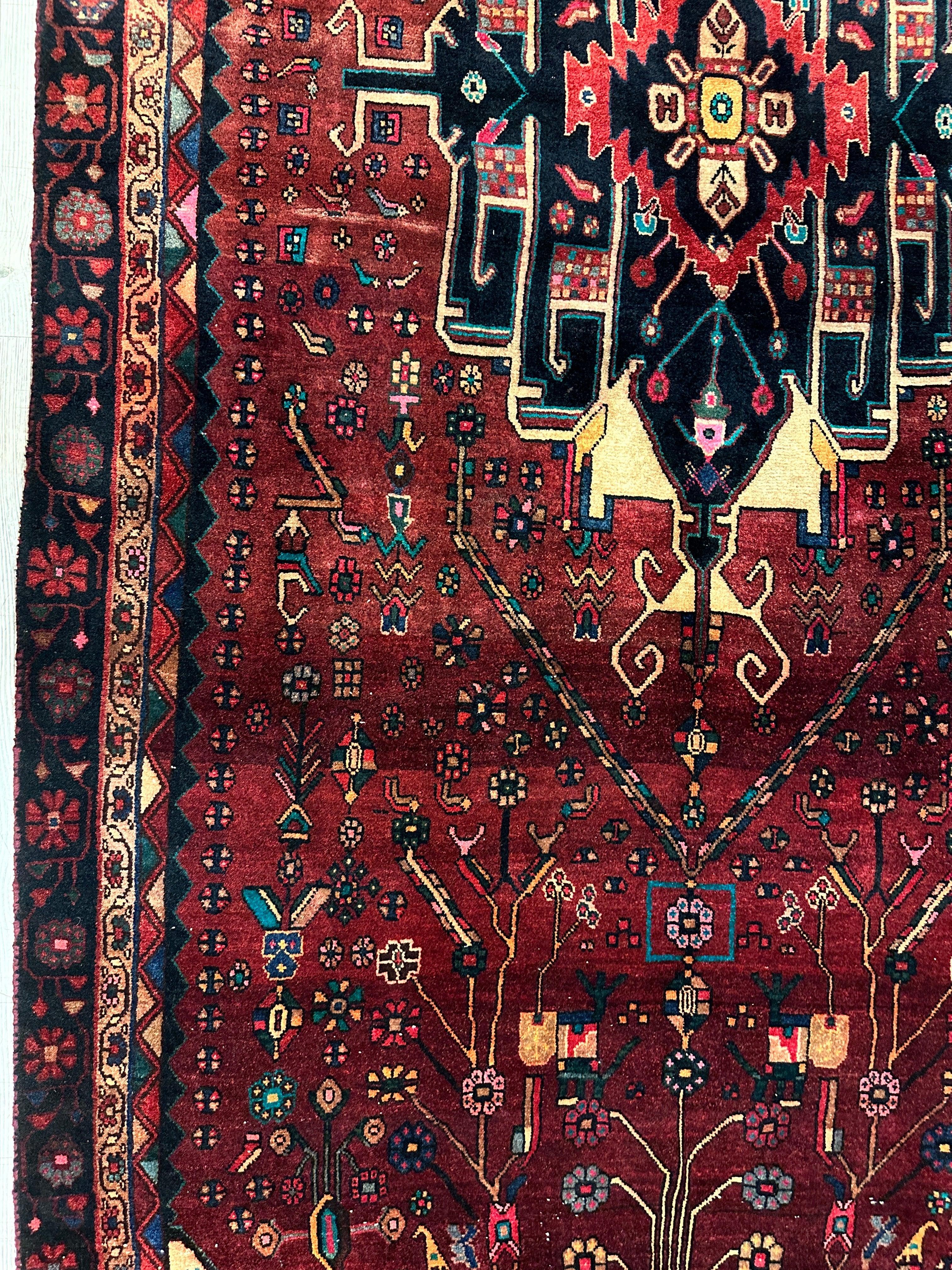 4'2” x 11’4” Hand Knotted Farahan Persian Wool Runner Rug by Rugistan - product image 5 for Resin Society