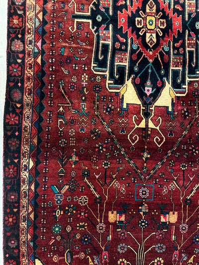 4'2” x 11’4” Hand Knotted Farahan Persian Wool Runner Rug by Rugistan - product image 5 for Resin Society