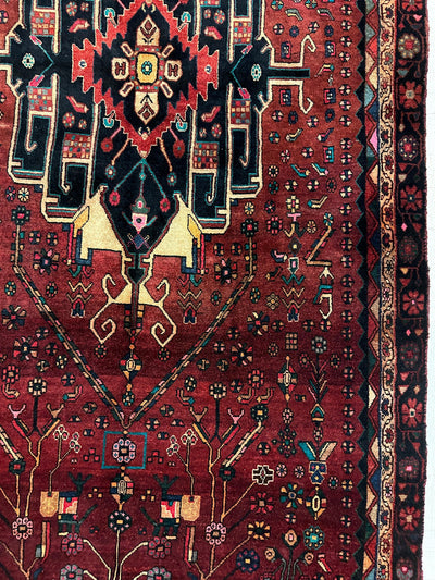 4'2” x 11’4” Hand Knotted Farahan Persian Wool Runner Rug by Rugistan - product image 6 for Resin Society