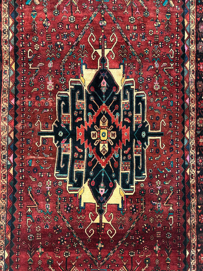 4'2” x 11’4” Hand Knotted Farahan Persian Wool Runner Rug by Rugistan - product image 7 for Resin Society