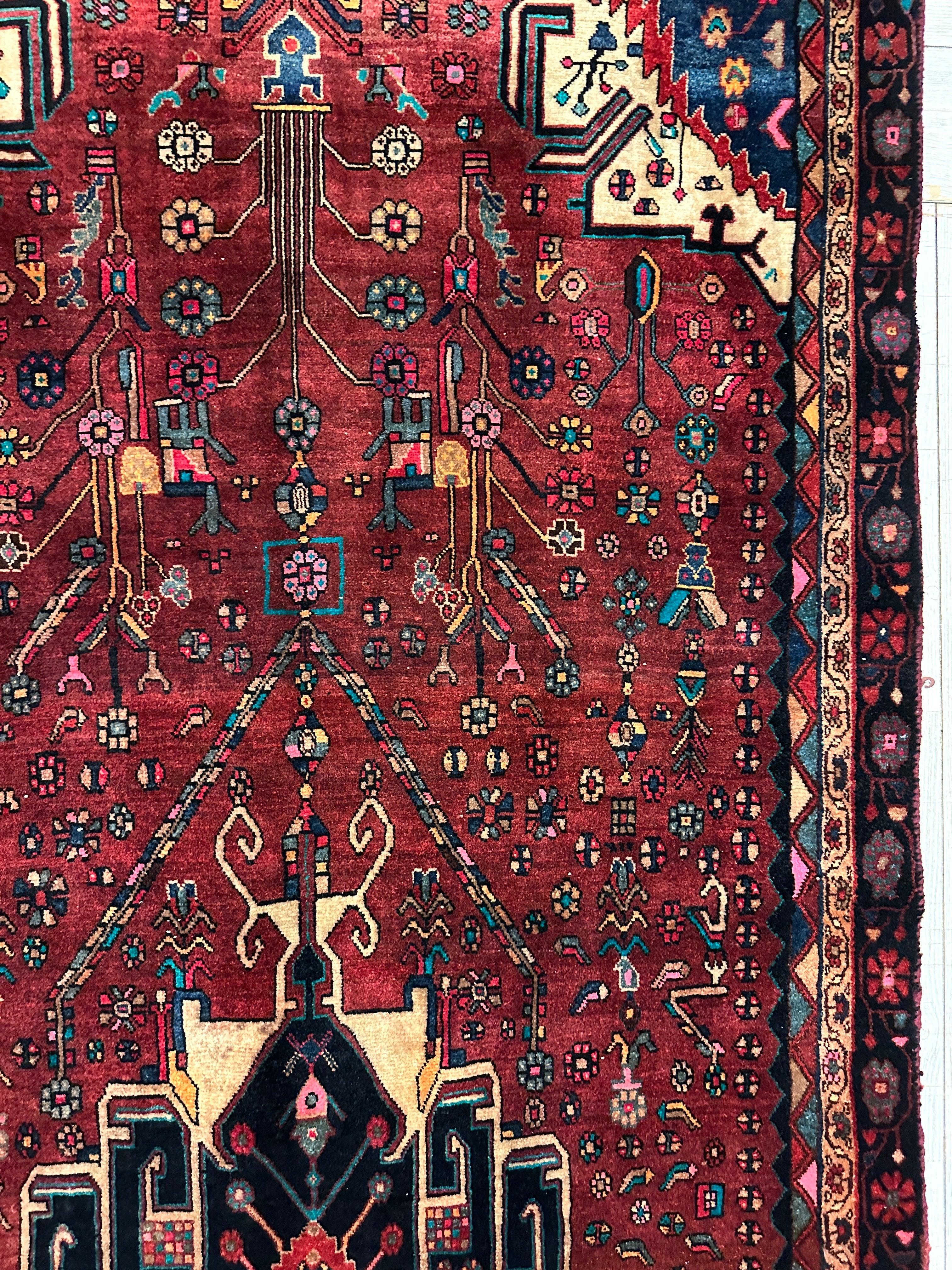 4'2” x 11’4” Hand Knotted Farahan Persian Wool Runner Rug by Rugistan - product image 9 for Resin Society