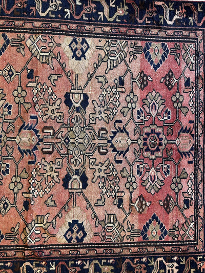 4' 4 x 9' 3 Hand Knotted Ultra Vintage Persian Wool Runner Rug by Rugistan - product image 13 for Resin Society
