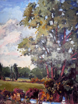Forty artwork by John Beard Collection - plein air painting on board, 16x20 size