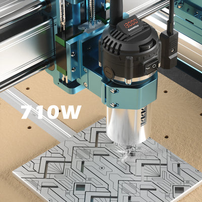 4040-PRO MAX CNC Router Machine, 710W Spindle, Linear Rail, Enhanced XZ Axis, Optional Vectric Bundle