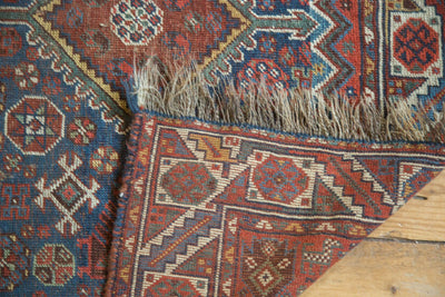 4x5 Antique Qashqai Square Rug by Old New House® - product image 7 for Resin Society
