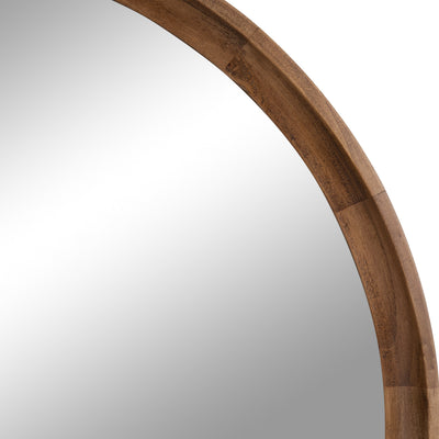 Hatherleigh Round Wood Wall Mirror