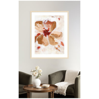 Framed Art Painterly Brown Blossom ll by Nikita Jariwala