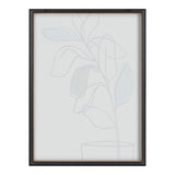 Blake Tranquil Fiddle Leaf Framed Printed Glass by Elizabeth Silver by kateandlaurel - product image 4 for Resin Society