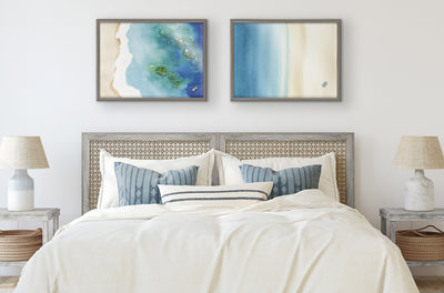 Blake Calm Morning Framed Printed Glass by kateandlaurel - product image 6 for Resin Society