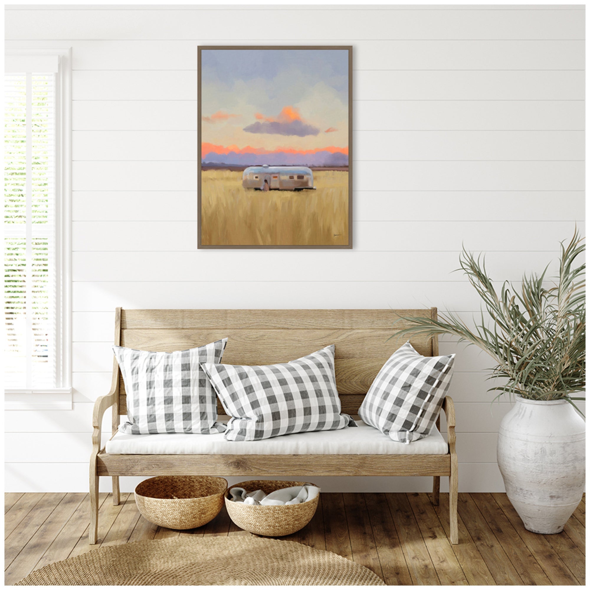 Solitude by Mary Sparrow Framed Canvas Wall Art Print