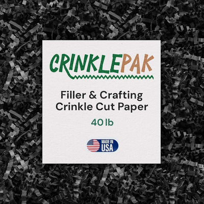 40 LB Black Crinkle Paper by CrinklePak - main product image for Resin Society