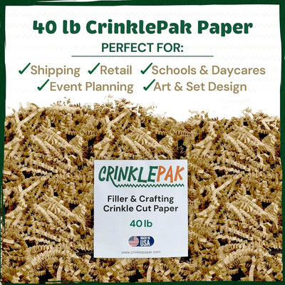 Crinkle Paper 40LB Ivory by CrinklePak - product image 3 for Resin Society