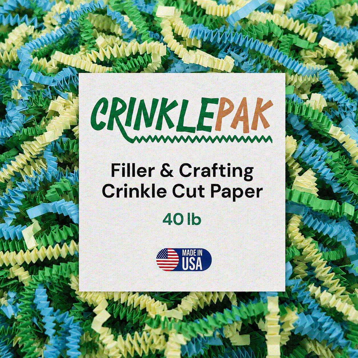 CrinklePak Crinkle Paper 40Lb Spring Mix by CrinklePak - main product image for Resin Society