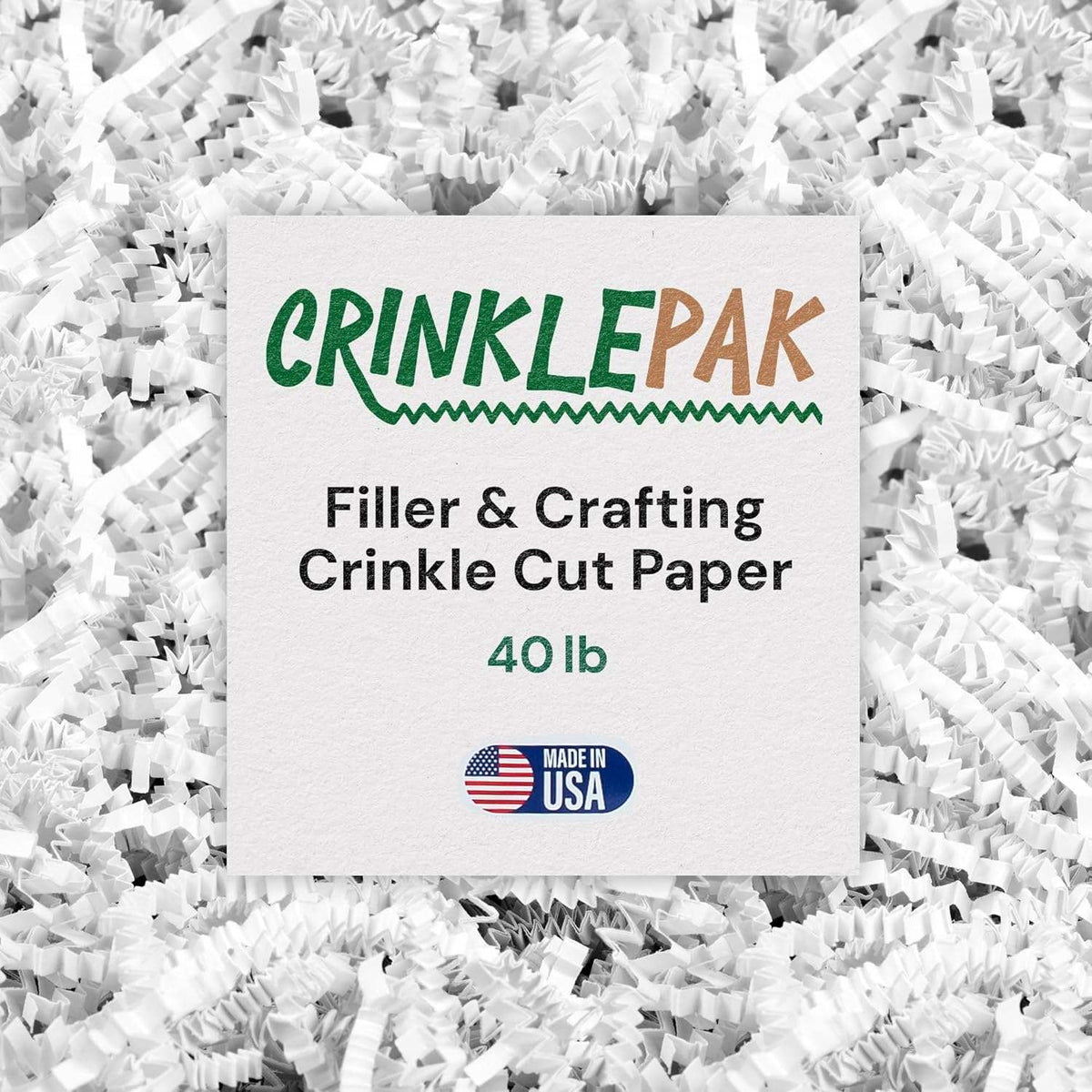 White Crinkle Paper 40 LB by CrinklePak - product image 2 for Resin Society