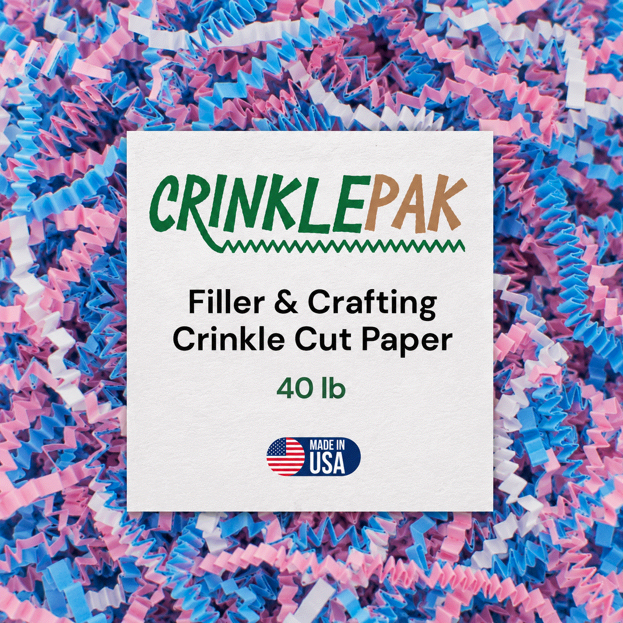 CrinklePak Crinkle Paper 40LB Baby Blend by CrinklePak - main product image for Resin Society