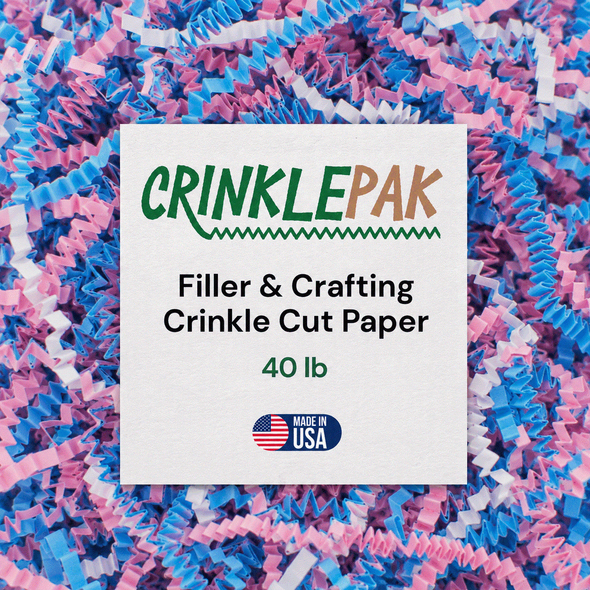 CrinklePak Crinkle Paper 40LB Baby Blend by CrinklePak - main product image for Resin Society