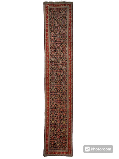 3’4” x 17’ Karabkah Antique Caucasian Wool on Wool Runner by Rugistan - main product image for Resin Society