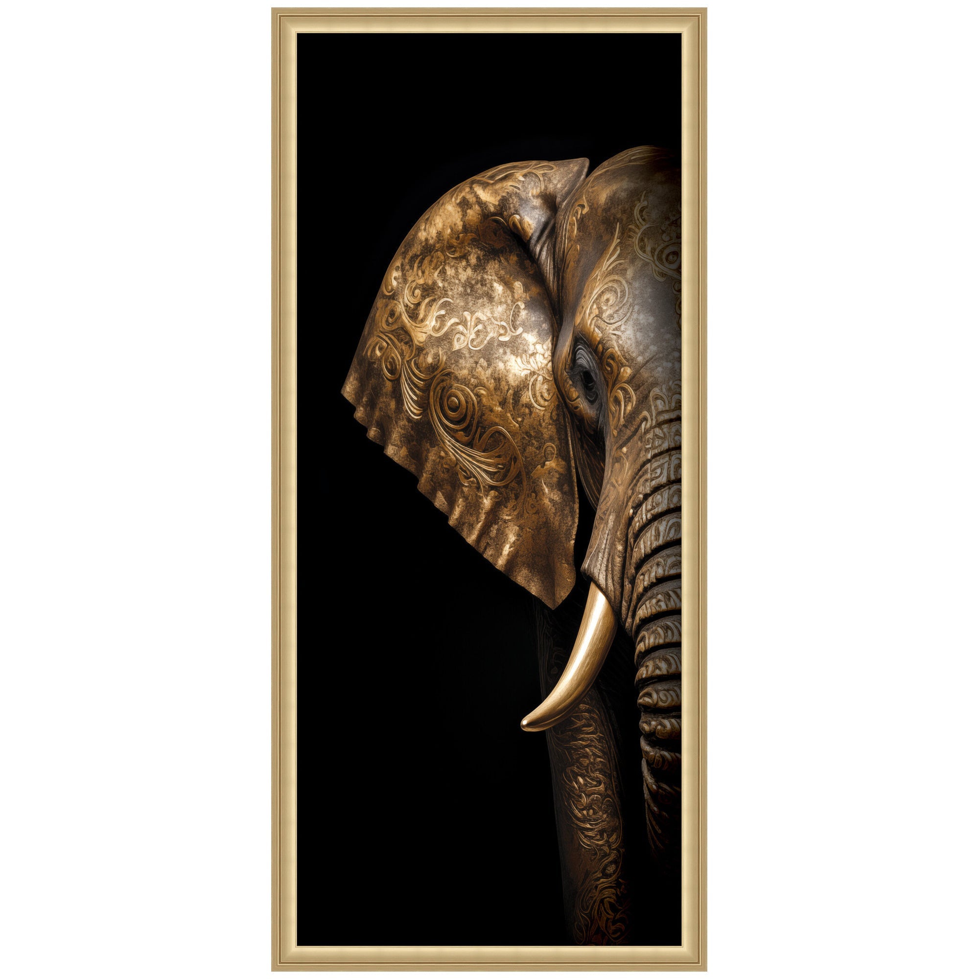 Midnight Mandala Zen Peaceful Elephant