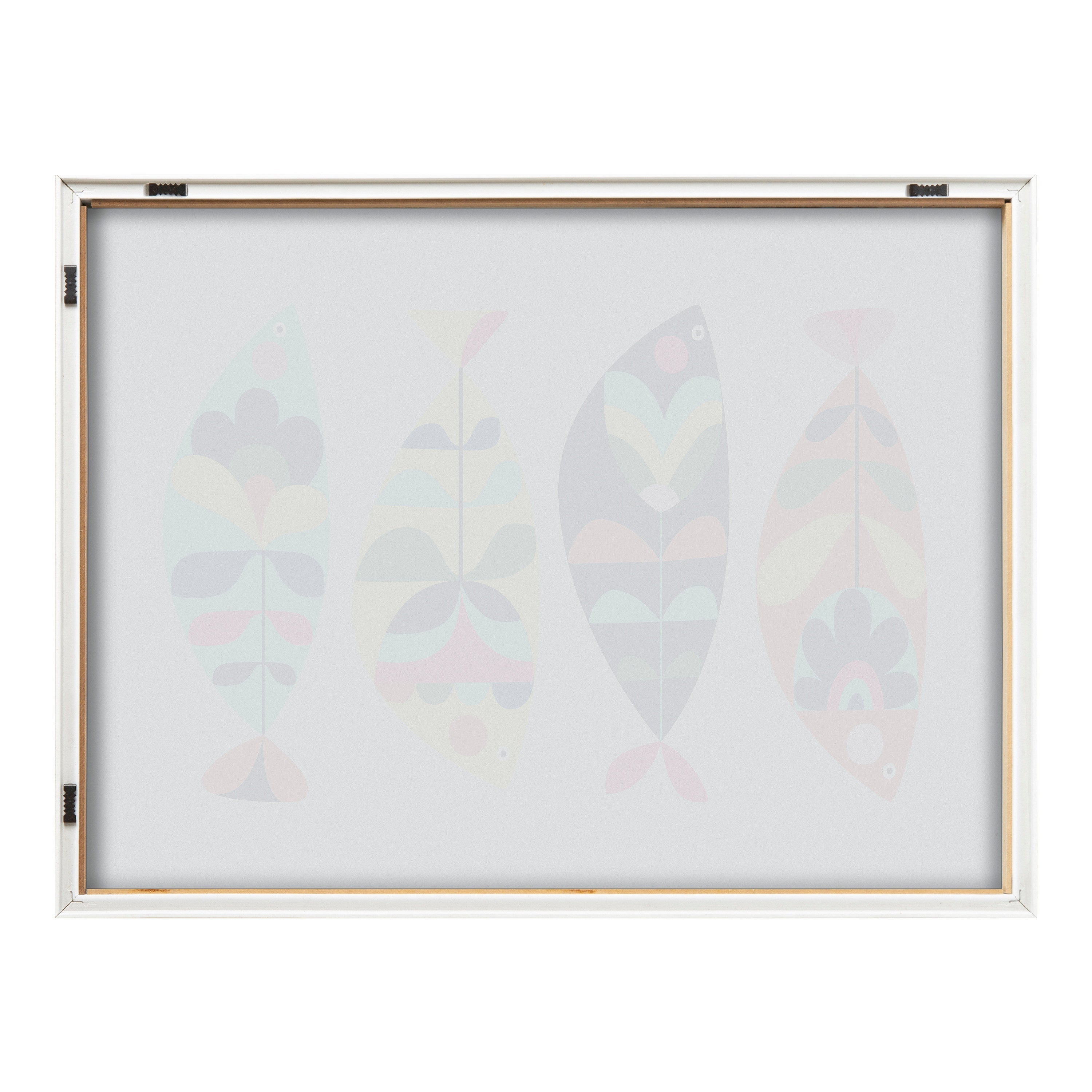 Blake MCM Fish Framed Printed Glass by kateandlaurel - product image 4 for Resin Society