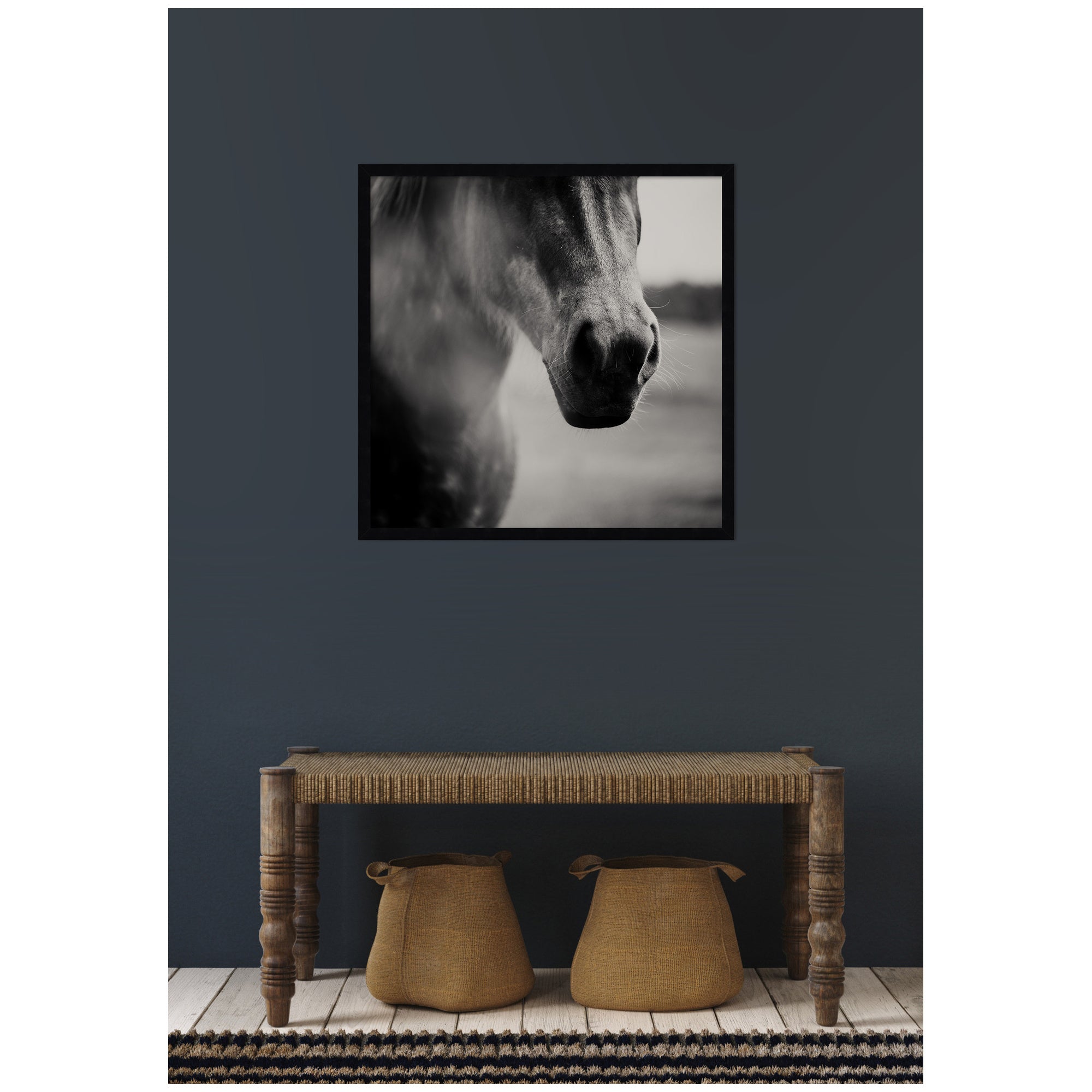 Horse Like Velvet by Laura Evans Framed Wall Art Print