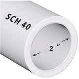 VENTRAL Schedule 40 PVC Pipe - 2 in. by VELOCITY® - main product image for Resin Society