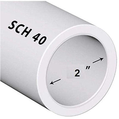 VENTRAL Schedule 40 PVC Pipe - 2 in. by VELOCITY® - main product image for Resin Society