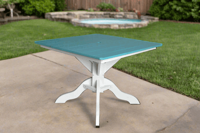 42" Square Outdoor Patio Table - In Dining, Counter & Bar Heights by Dutch Country Patio, LLC - product image 2 for Resin Society