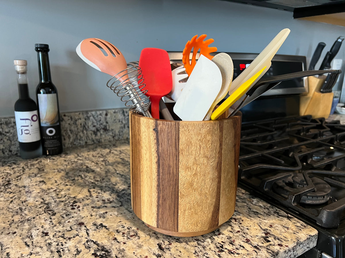 Rotating Lazy Susan Utensil Holder by Kalmar Home - product image 6 for Resin Society