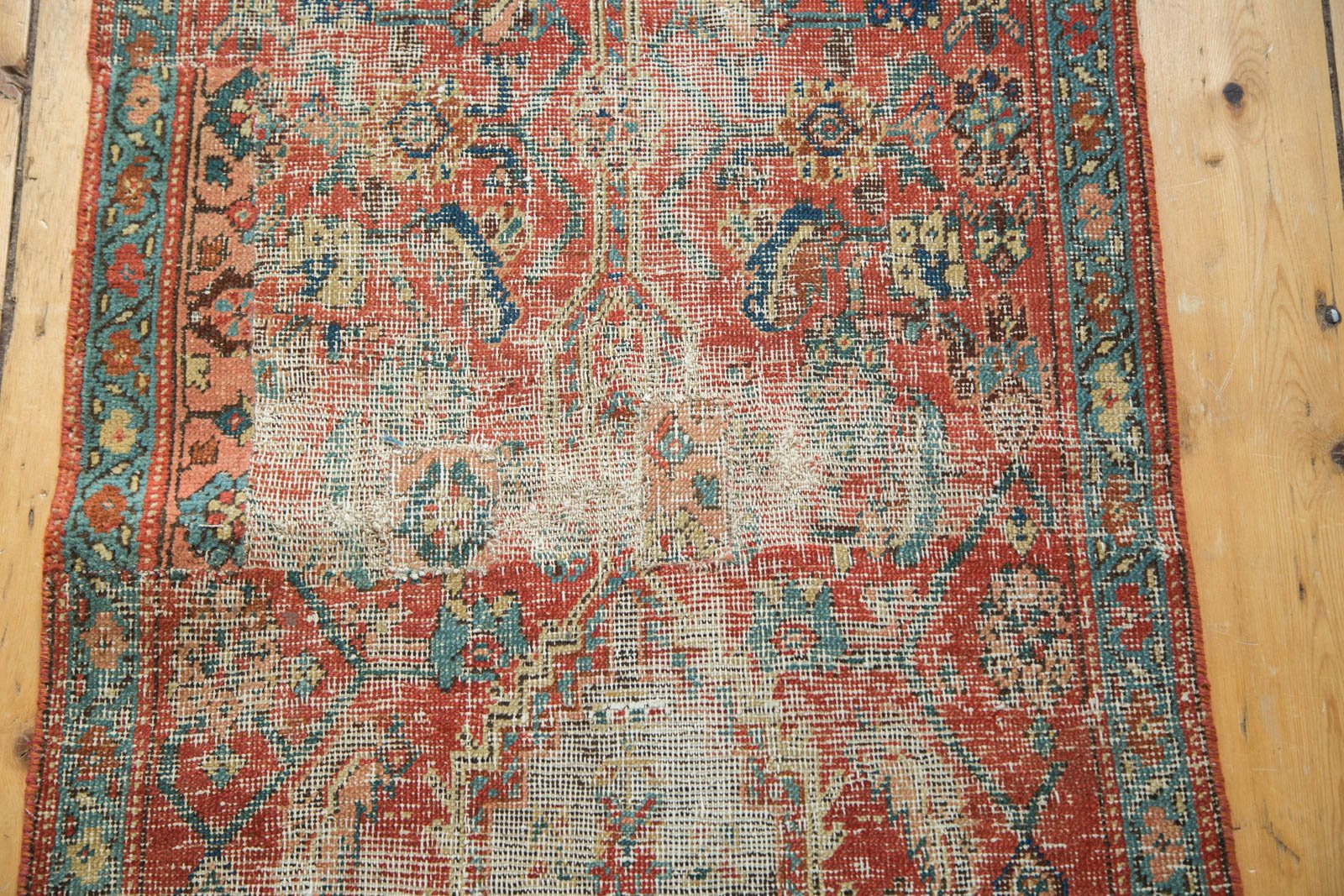 2x13.5 Antique Heriz Rug Runner by Old New House® - product image 5 for Resin Society